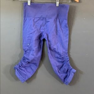 Purple lululemon crops